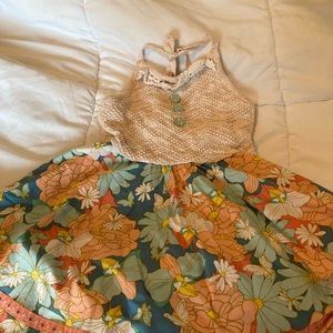 Excellent condition Wildflowers girls halter top